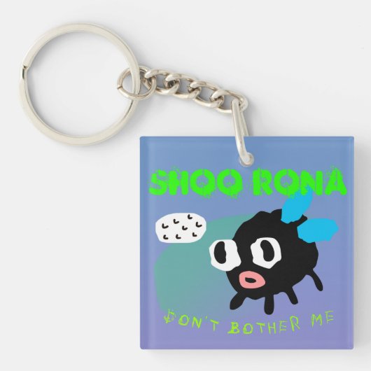 Koel Sleutelhanger "Shoo" (Voorkant)