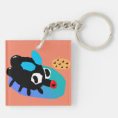 Koel Sleutelhanger "Shoo" (Achterkant)