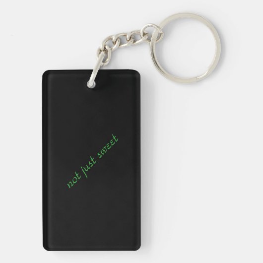 Koel sleutelhanger voor een 16-jarig meisje (zwart (achterkant)