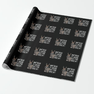 Koel Slimme Ezel Cadeaupapier