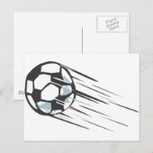 Koel snel snel Voetbal met het slepen Briefkaart (Voorkant / Achterkant)