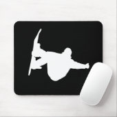 Koel snowboarden muismat (Met muis)
