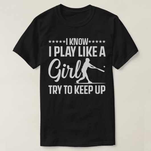 Koel softball voor vrouwen Baseball Catcher Pit T-shirt (Design voorkant)