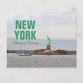 Koel Standbeeld van Vrijheid - NY New York Briefkaart (Voorkant)