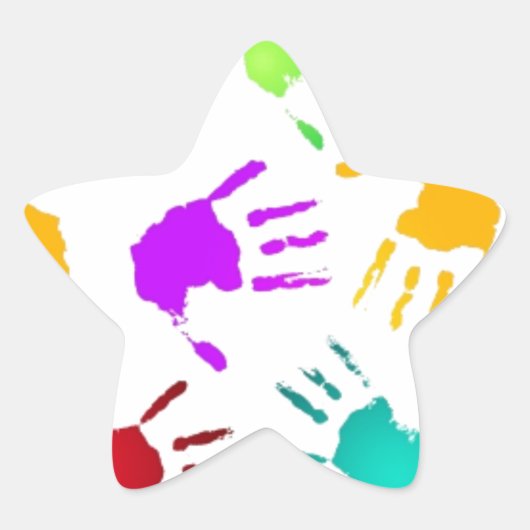 koel ster sticker (Voorkant)