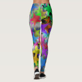 Koel Sterren Regenboog Sneeuw Leggings (Achterkant)