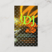 Koel/Stijlvolle neonverlichting/fluorescentiekleur Visitekaartje (Achterkant)