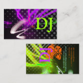 Koel/Stijlvolle neonverlichting/fluorescentiekleur Visitekaartje (Voorkant / Achterkant)