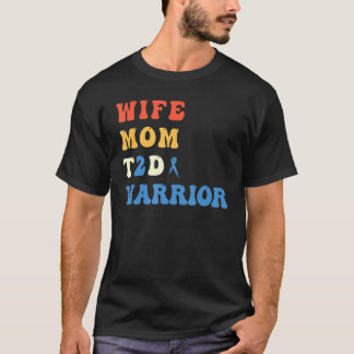 Koel T2D-arrior type 2 diabetes mellitus met kinde T-shirt