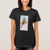 Koel  t-shirt afdrukken, T-shirts retro prin (Voorkant)