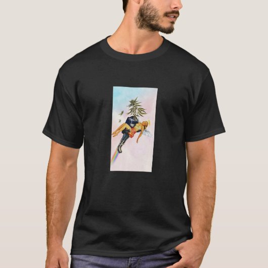 Koel t-shirt afdrukken, T-shirts retro prin (Voorkant)