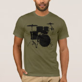 Koel T-shirt voor een Drummer (Voorkant)