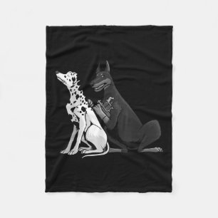 Koel Tattoo Artist voor mannen Kinder Dalmatiaan d Fleece Deken