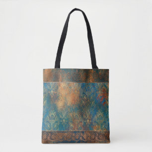 Koel Teal Koper Patina Turquoise Tote Bag