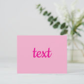 Koel  tekst briefkaart (Staand voorkant)