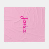 Koel tekst fleece deken (Voorkant (Horizontaal))