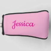 Koel tekst golfheadcover (Voorkant)