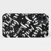 Koel tekstontwerp Vredesvreugde Geloof Love Case-Mate iPhone Case (Achterkant (horizontaal))