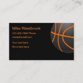 Koel thema Basketball-sport Visitekaartje (Voorkant)