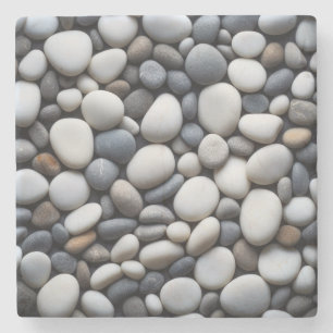 Koel Tonen gladde stratroebels Stenen Onderzetter