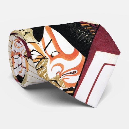 Koel Traditionele Japanse Samurai Tadamasa Stropdas (Opgerold)