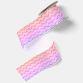 Koel trendy chevron zigzag ombre glitter satijnen lint (Achterkant)