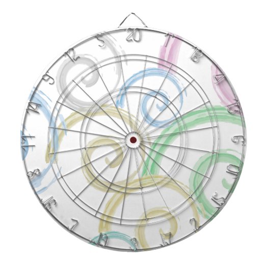 Koel-, trendy- en hedendaagse penselen voor golfwa dartbord (Voorkant)