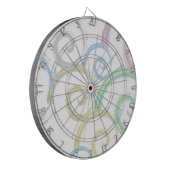 Koel-, trendy- en hedendaagse penselen voor golfwa dartbord (Voorkant Links)