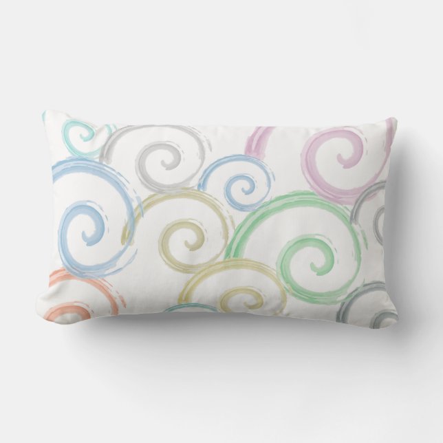 Koel-, trendy- en hedendaagse penselen voor golfwa kussen (Voorkant)