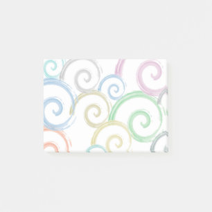 Koel-, trendy- en hedendaagse penselen voor golfwa post-it® notes