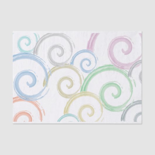 Koel-, trendy- en hedendaagse penselen voor golfwa tissuepapier (Voorkant)