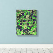 Koel trendy Floral Abstract modern design Canvas Afdruk (Insitu (Houten vloer))