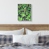 Koel trendy Floral Abstract modern design Canvas Afdruk (Insitu (Slaapkamer))