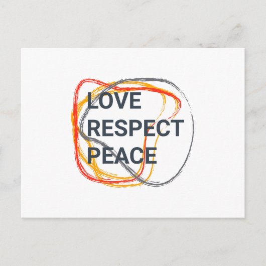 Koel, trendy, grafisch ontwerp in de stad van een  briefkaart (Voorkant)