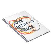 Koel, trendy, grafisch ontwerp in de stad van een notitieboek (Rechterzijde)