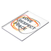 Koel, trendy, grafisch ontwerp in de stad van een notitieboek (Linkerzijde)