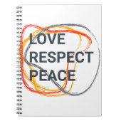 Koel, trendy, grafisch ontwerp in de stad van een  notitieboek (Voorkant)