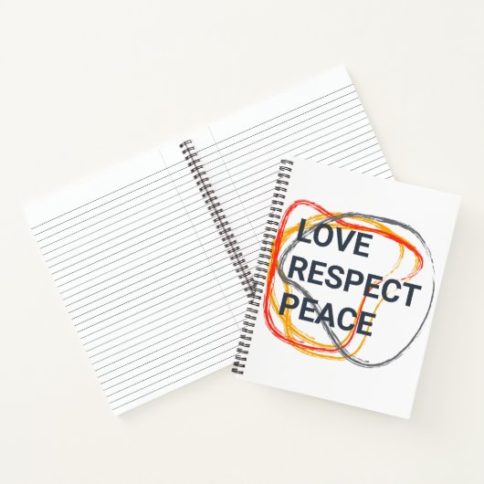 Koel, trendy, grafisch ontwerp in de stad van een notitieboek (Binnen)