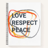 Koel, trendy, grafisch ontwerp in de stad van een notitieboek (Voorkant)