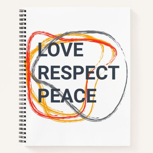 Koel, trendy, grafisch ontwerp in de stad van een  notitieboek (Voorkant)