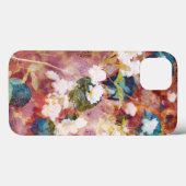 Koel, trendy kunst van het romantisch bloempatroon Case-Mate iPhone case (Achterkant (horizontaal))
