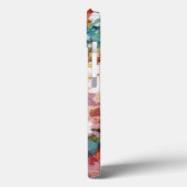 Koel, trendy kunst van het romantisch bloempatroon Case-Mate iPhone case (Achterkant / Links)