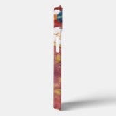 Koel, trendy kunst van het romantisch bloempatroon Case-Mate iPhone case (Achterkant / Rechts)