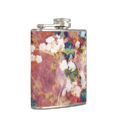 Koel, trendy kunst van het romantisch bloempatroon heupfles (Rechts)
