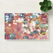 Koel, trendy kunst van het romantisch bloempatroon post-it® notes (Kantoor)