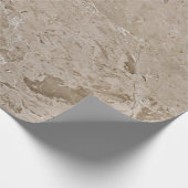 Koel trendy marmer steen textuur cadeaupapier (Hoek)