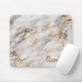 Koel trendy, marmeren granieten steen muismat (Met muis)