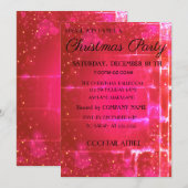 Koel, Trendy, prachtig, roze Kerstmis Kaart (Voorkant / Achterkant)