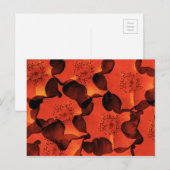 Koel, trendy, unieke digitale kunst van het bloemp briefkaart (Voorkant / Achterkant)