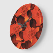 Koel, trendy, unieke digitale kunst van het bloemp grote klok (Hoek)